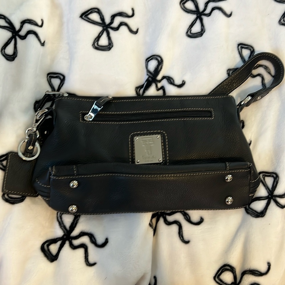 Tignanello black shoulder purse